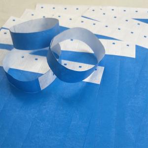 Bar Coding Dupont Tyvek Paper Wristbands for Swimming Pool Activities