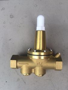 Cheap Brass water pressure reducing valve Working pressure PN16 , Adjustment 20~175PSI for sale
