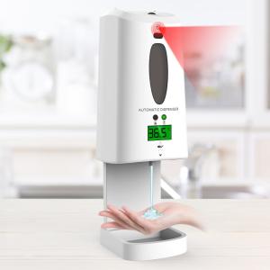 1.3L Wall Mounted Soap Dispensers Contactless Thermometer With Hand Sanitizer