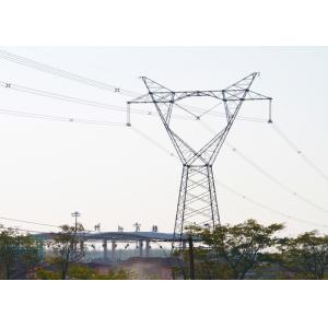 Cheap ASTM A572 Galvanized Angle 500KV Transmission Steel Tower for sale