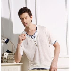 Cheap Anti Shrink Plain Hemp White T Shirts , Organic Cotton Hemp Clothing Multi Colour for sale