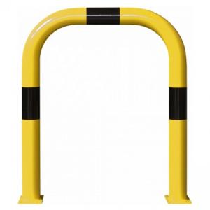 China 1200x1000mm Collision Protection Guard Hardware Fabrication Yellow Balck on sale