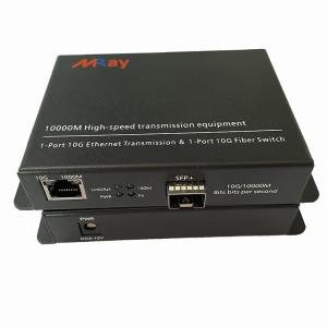 Standalone type RJ45 to fiber media converter 10g media converter SFP media
