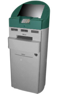 A1 Selfservice touchscreen bank pass and list printing kiosk