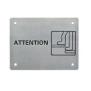 Blind Touch Recognition Sign Braille Toilet Signs For Hotel