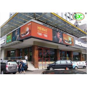 Pixel Density 10000dots P10 LED Screen Lightweight With Tri-Color , LED Message