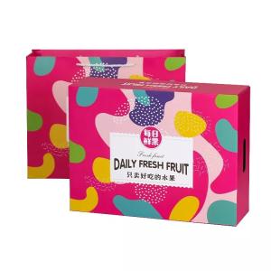 Custom Printed Fruit Packaging Boxes OEM ODM Vegetable Packing Box