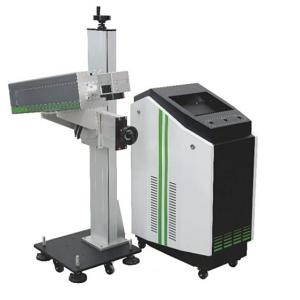 Non Metal Engraving UV Marking System 30W 50W 100W Co2 Flying Online Conveyor