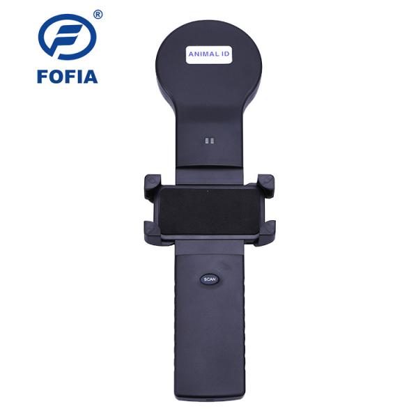 Intelligent Microchip Rfid Reader Work With Mobile Phone , Rfid Cattle Tag