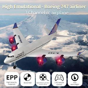 2.4G RTF Simulation 747 Airbus A380 Remote Control Wireless Airplane Toy