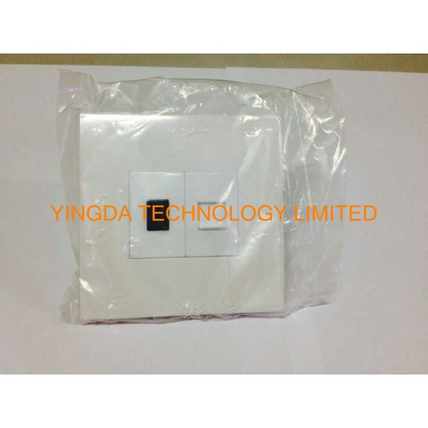 Flame Retardant Network RJ45 Optical Fiber Cable Outlet , Wall Socket Panel SC