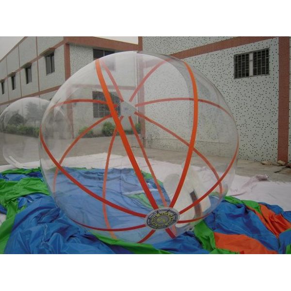 1.0mm thick pvc or transparent TPU Stong Inflatable Walk On Water Ball