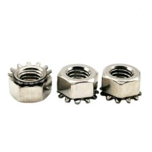 China 304 Stainless Steel  Keps K Lock Nuts Self Clinching 16#-32 Size ODM Available on sale