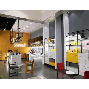 15mm Thick MDF Coffee Shop Display Electroplate Color Wood Veneer