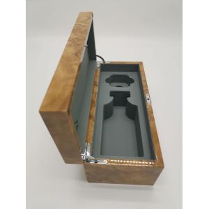 Wooden Bottle Presentation Box Multi Functional With Glossy Lacquer