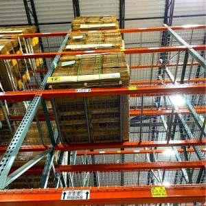 Electrostatic Spray US Boltless Teardrop Pallet Rack Warehouse Teardrop Metal