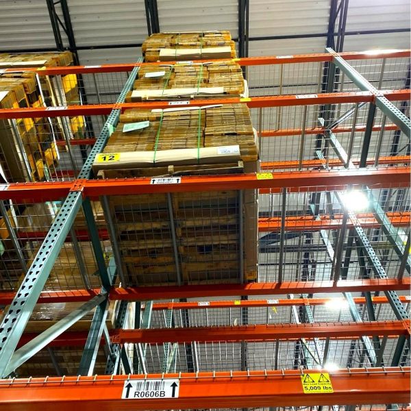 Electrostatic Spray US Boltless Teardrop Pallet Rack Warehouse Teardrop Metal