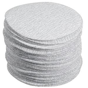 Cheap 5 inch 80Grit 8Hole Random Orbital Sanding Disc with Hook and Lock Backing for sale