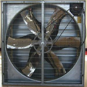 China 1380mm Galvanized Air Ventilation Fan , 36/48/50/55 Inch Axial Flow Fan on sale