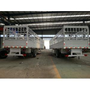 2axle 15ton Side Panel Cargo Drawbar Trailer Fence Full Trailer
