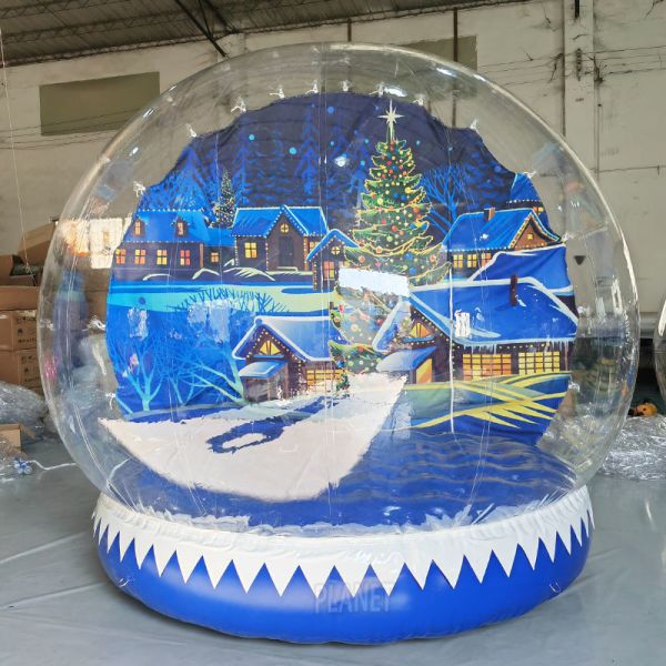 Quality Custom Transparent Inflatable Human Size Snow Globe Inflatable Snow Globe Photo Booth For Decoration wholesale