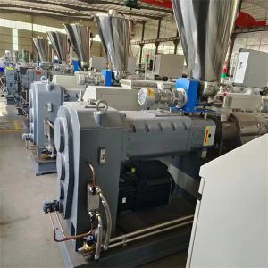 Coaxial Rotary Twin Screw Extruder with PLC/Touch Screen Control System and