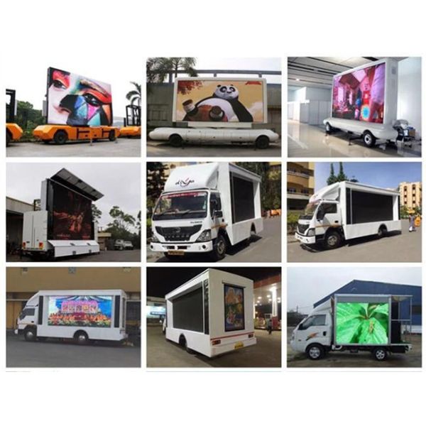 Waterproof Mobile Truck LED Display Rental Vehicle Screen P3.91 With Smd Lamp