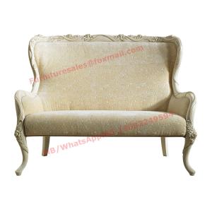 Nice Design for Neoclassical Leisure Sofa set by Wooden Carving Frame and Fabric