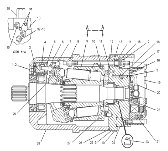 CA7I7326 7I-7326 7I7326 Travel Motor Seal Kit Fits C-A-T 330FM/ L 345B 345B/C/CL 350 3365B/C 365C/L