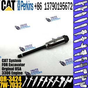 4W7032 Fuel Injector Parts 0R1747 0R-3424 3406C 3406B Caterpillar