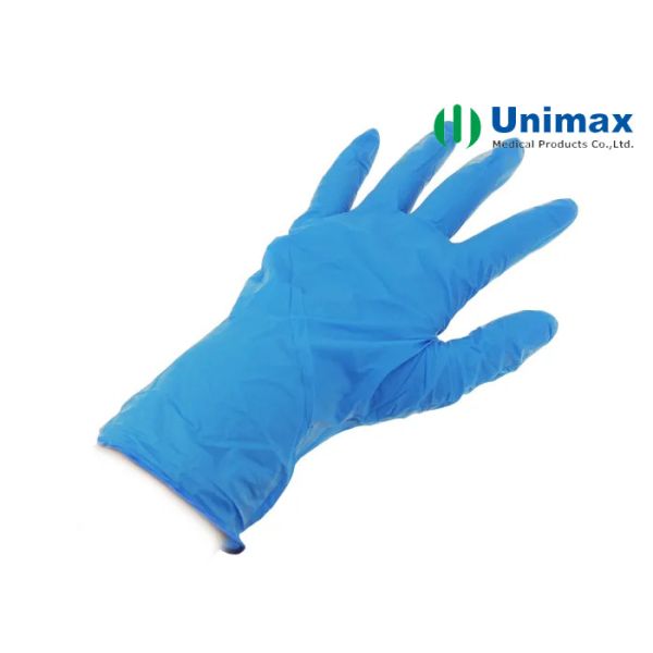 CE Powder Free Nitrile Disposable Clear Plastic Gloves