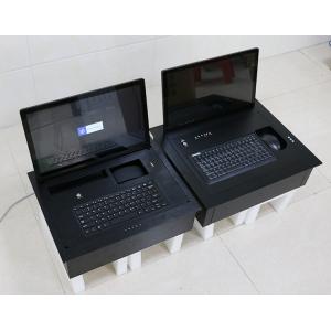 Screen Motorized Flip Up Desk LCD Monitor Lift For Conference Room Table