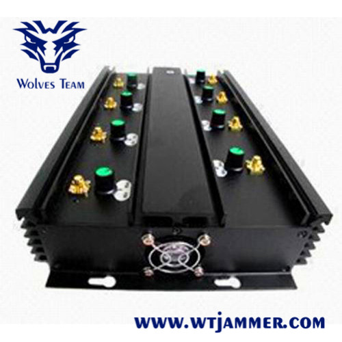 7 Antenna Cell Phone Jammer 35W High Power 3G 4G With Outer Omni Directional Antennas