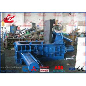 PLC Automatic Control Aluminum Can Compactor Machine , Scrap Steel Baler
