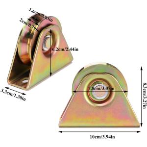 Cheap 1 Graphite Impregnated Gate Rollers H U Groove With Cover for sale
