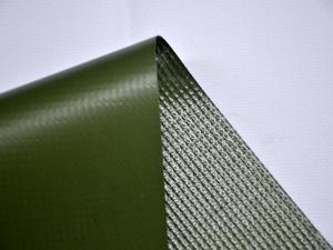 China Flame Retardant PVC Coated Tarpaulin Fabric Rain And Sunshine Shelter Use on sale