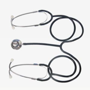 China Black, Red Dual Chestpeice Professional Stethoscope With Metal Ring For Adult, Pediatrics WL8028 on sale