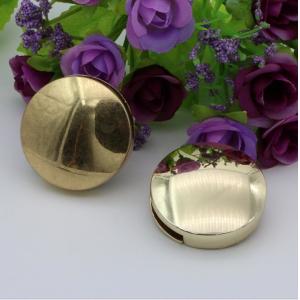 China Personalized custom light gold and nickel round shape decorative bag locks on sale
