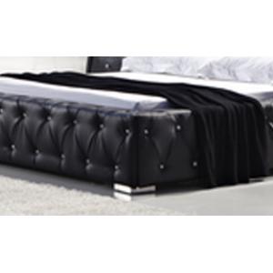 Cheap Upholstered Italian King Size Bed With Diamomds Customized Service for sale