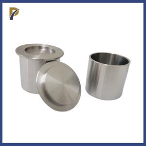 Flanged Rims Zirconium Crucible With Lid For Fusion Flux ICP-OES Analyses