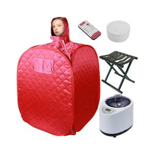 Cheap Modern Portable Personal Sauna With Steamer For Convenient Steam Home Foldable Sauna Chair Machine Tent Sauna Easy Installation for sale
