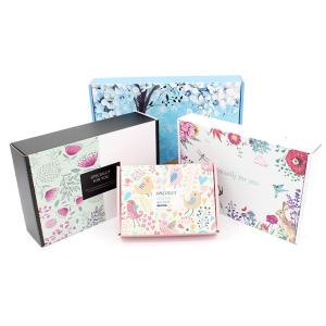 Recyclable Embossed 200g C2S Corrugated Paper Box