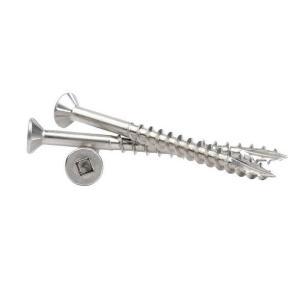 T17 Galvanised C3 Deck Screws Square Countersunk Head Screw With Ribs