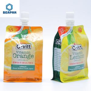 Eco Friendly Stand Up 200 Micron Custom Spout Pouches