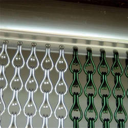 13mm Metal Chain Link Fly Screen Custom Pattern