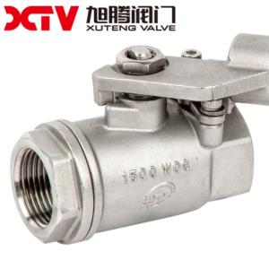 Bsp Standard Spring Loaded Ball Valves with CE/ISO/API Approval and Manual