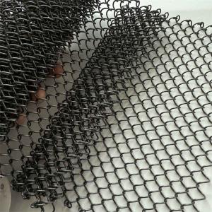 Cheap 1.0mm Wire Dia Stainless Steel Coiled Mesh Curtains for Long Lasting Coil Technology for sale