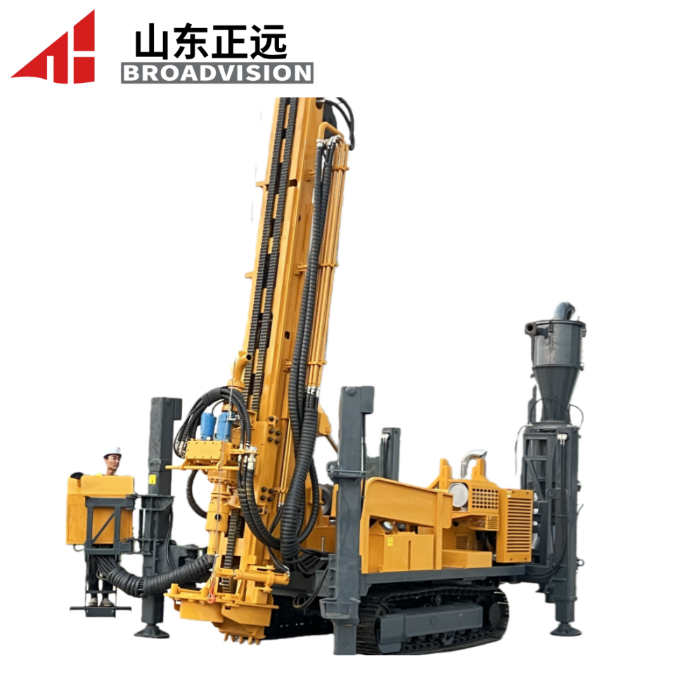 Cheap FSL500 exploration drilling rig, efficient perforation in complex terrains, wear-resistant and energy-saving tracked type for sale
