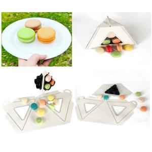 APET Blister 5 Tier Macaron Stand Laduree Macaron Display Tower