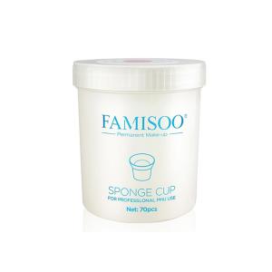 China Eco Plastic Permanent Makeup Tools PMU Accessory Microblading Pigment Sponge Cup on sale